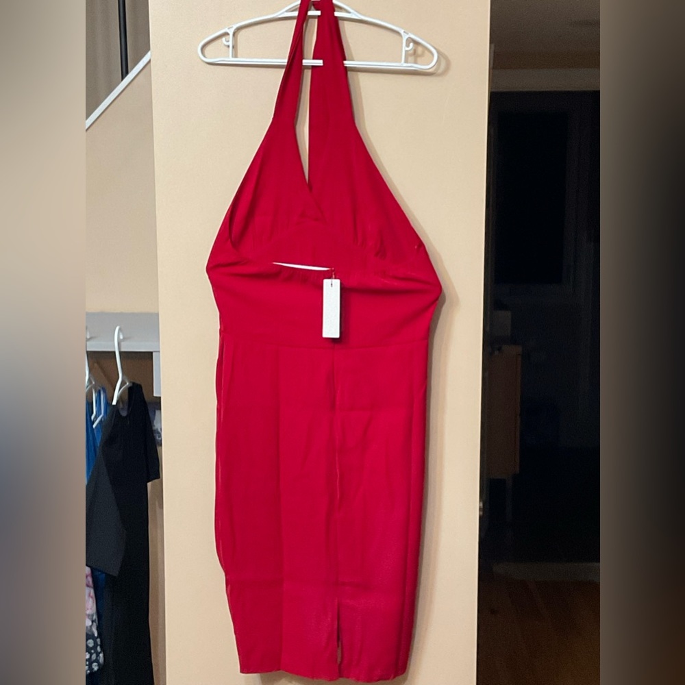 Red dress, large, NWT